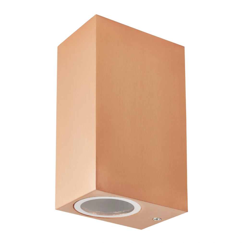 Метален градински аплик, мед, 2x40w, 1497 snr