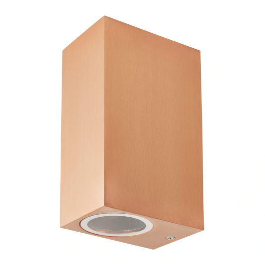 Метален градински аплик, мед, 2x40w, 1497 snr