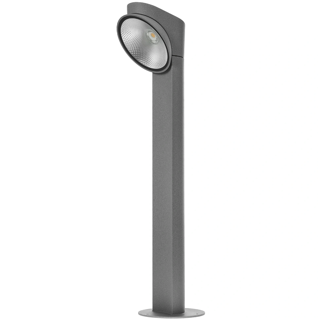 Градински стълб Newton, сив, led 12w, 4000k, 1200lm, 2855/f sg