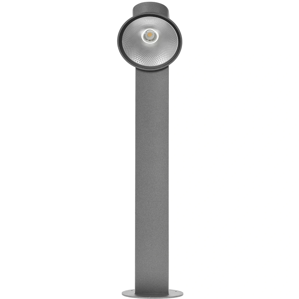 Градински стълб Newton, сив, led 12w, 4000k, 1200lm, 2855/f sg