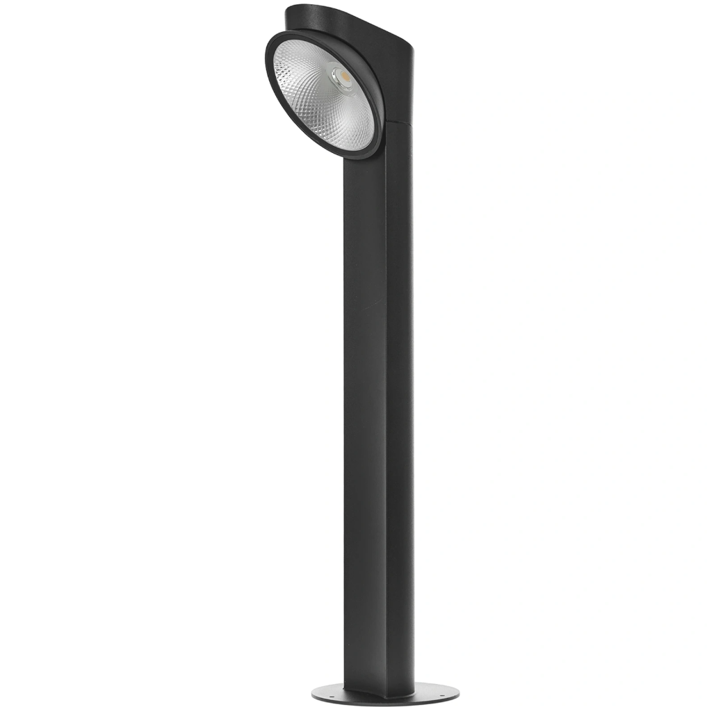 Градински стълб Newton, черен, led 12w, 4000k, 1200lm, 2855/f bk