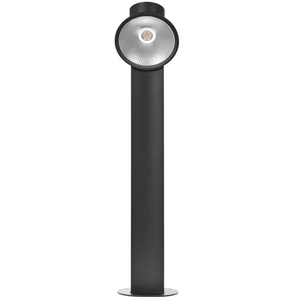 Градински стълб Newton, черен, led 12w, 4000k, 1200lm, 2855/f bk