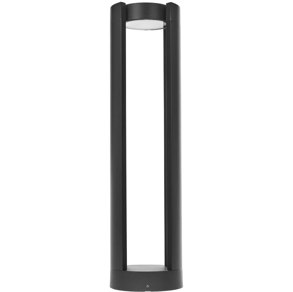 Градински стълб Newton, черен, led 12w, 4000k, 1200lm, 2856 bk