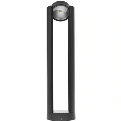 Градински стълб Newton, черен, led 12w, 4000k, 1200lm, 2856 bk