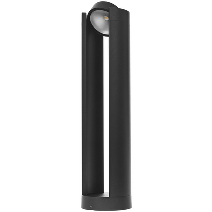 Градински стълб Newton, черен, led 12w, 4000k, 1200lm, 2856 bk