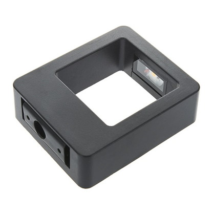 Метален градински аплик, черен, led 6w, 4000k, 2116 bk/6w