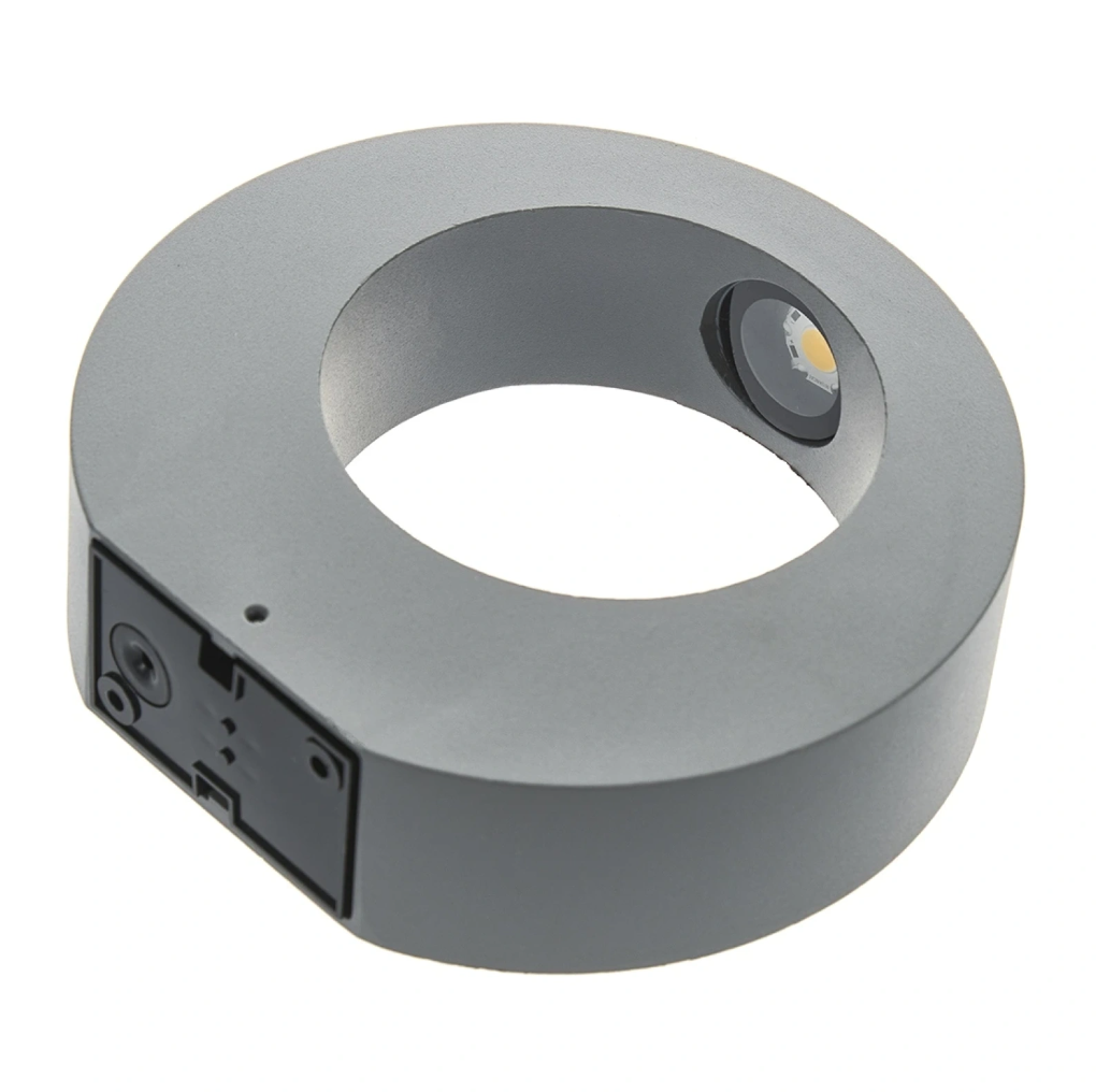 Метален градински аплик, сив, led 8w, 4000k, 2134 gy/8w