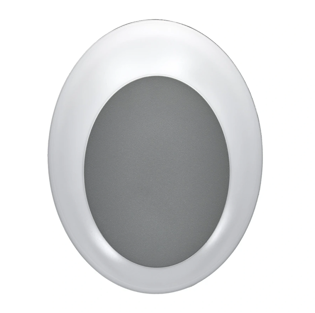 Метален градински аплик, сив, led 12w, 4000k, 2132 gy/12w