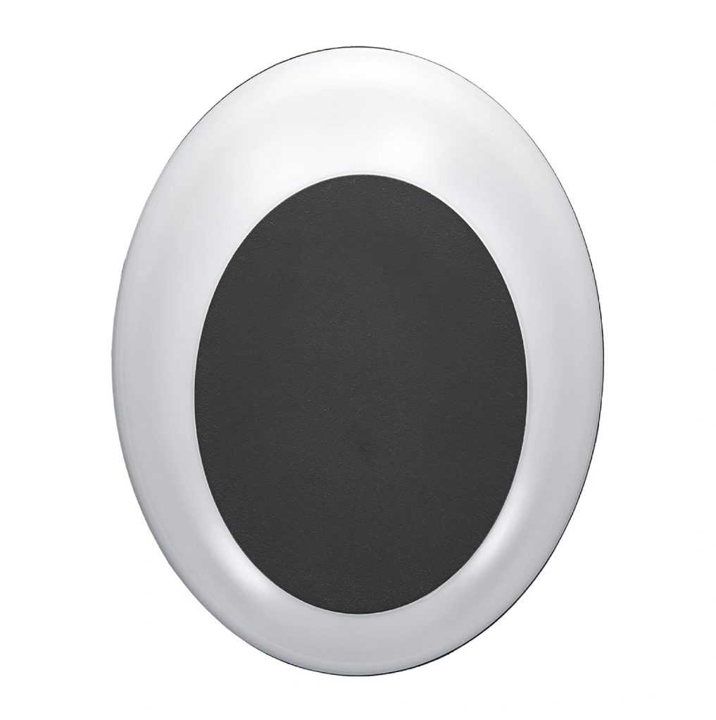 Метален градински аплик, черен, led 12w, 4000k, 2132 bk/12w