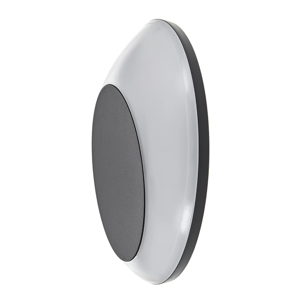 Метален градински аплик, черен, led 12w, 4000k, 2132 bk/12w