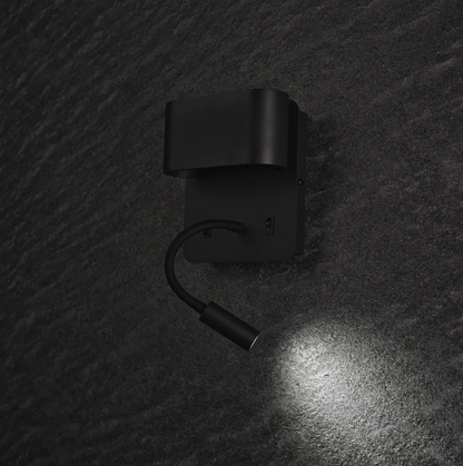 Аплик Passo, черен, led 5w, 341lm, 3000k, 4035 bk