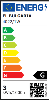 Аплик Galicia, мед, led 3w, 110lm, 3000-6000k, 4022/1w gd