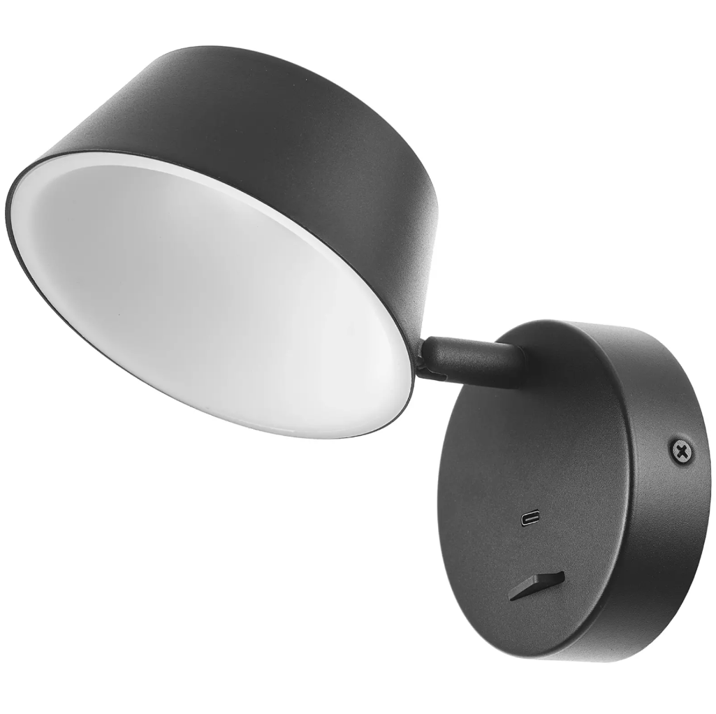 Аплик Bernardo, черен, led 6w, 3000k, 4103 SBK