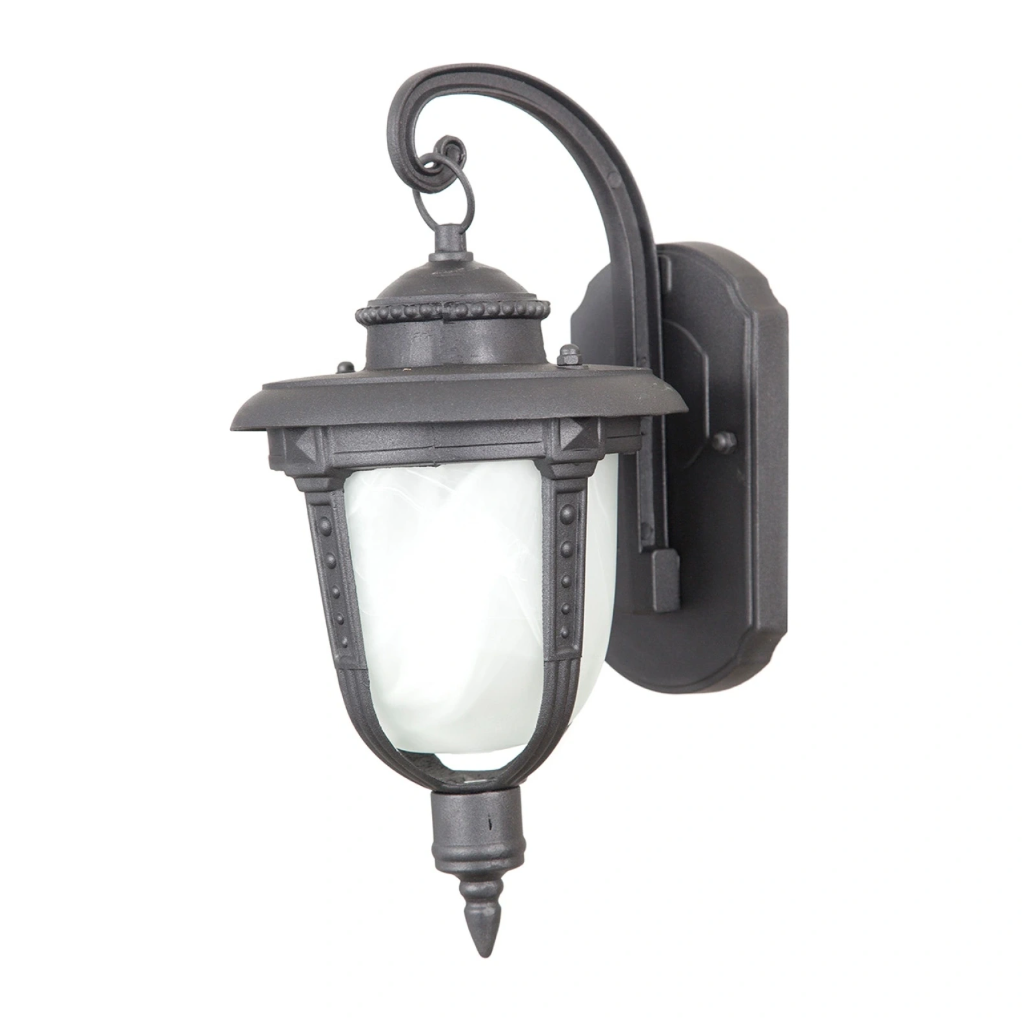 Метално градинско тяло, черен, 1x40w, 935 sbk