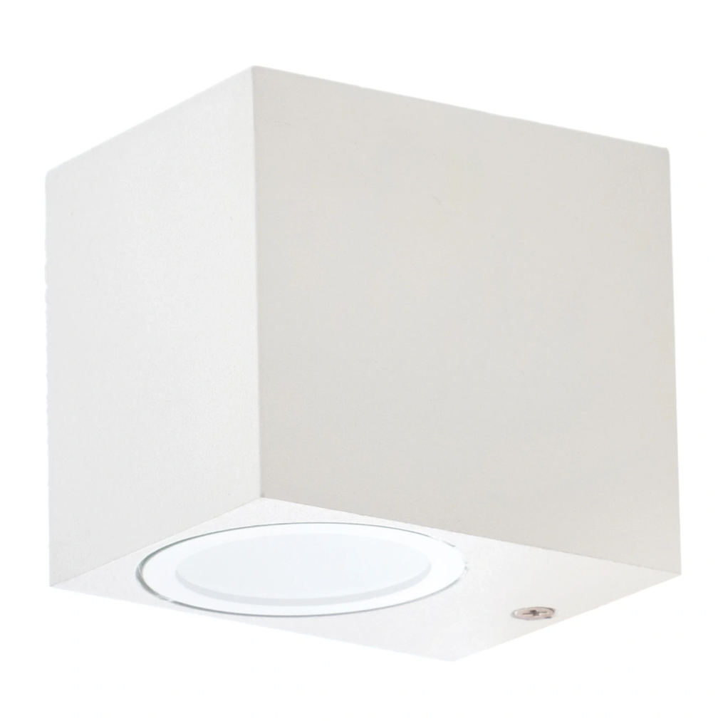 Метален градински аплик, бял, 1x40w, 1496 wh
