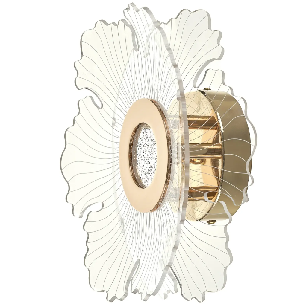 Аплик Gardenia, златен, led 8w, 4000k, 4080 GD