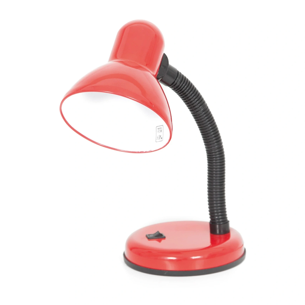 Метална работна лампа, червен, 1x40w, 564 red