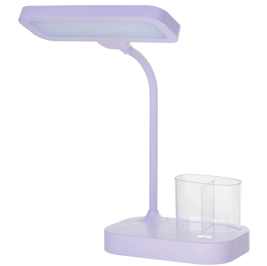 Работна лампа Cotton с вграден димер и батерия, лилав, 3000-4000-6000k, led 6w, 5v, 2938 pp