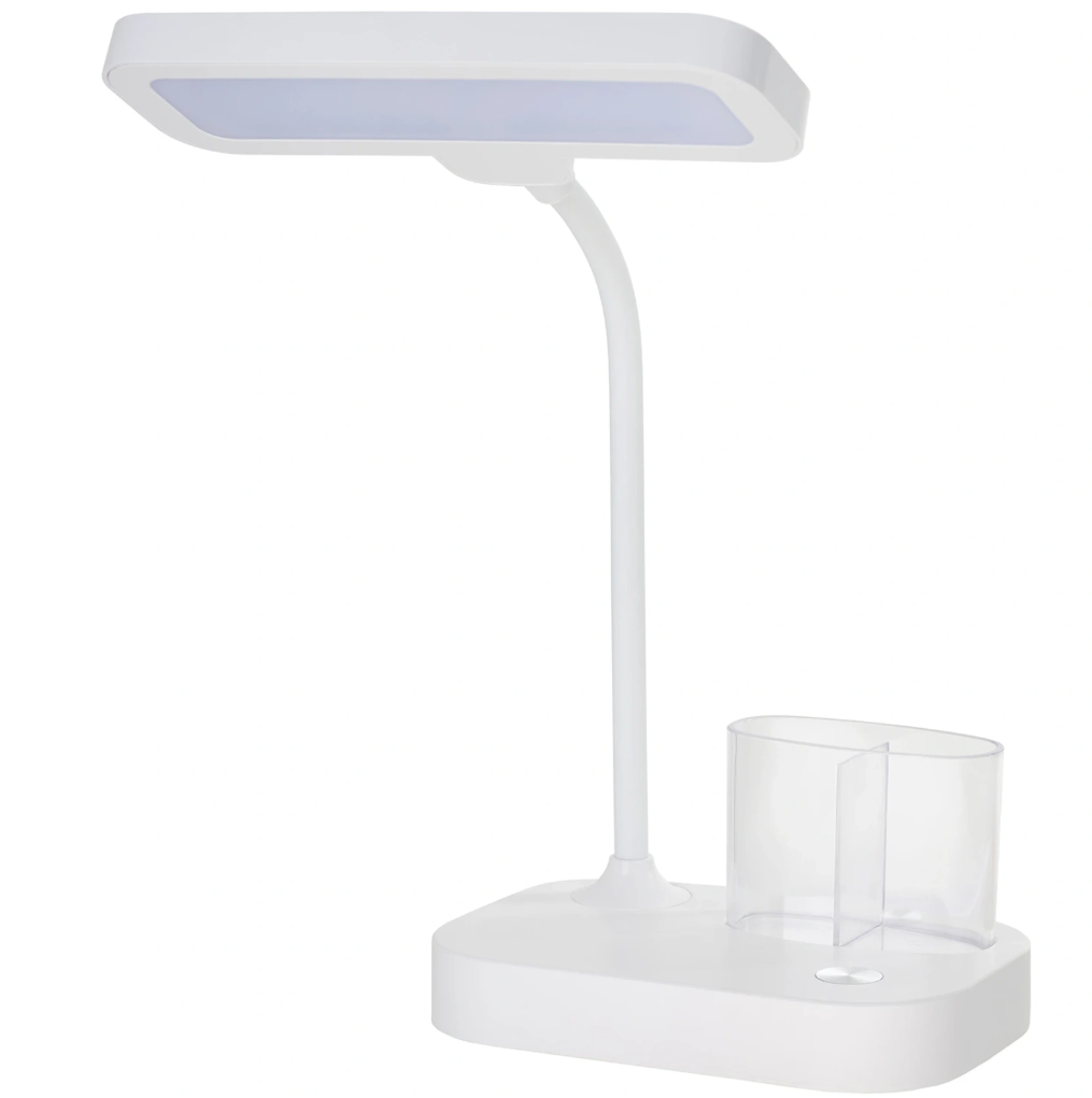 Работна лампа Cotton с вграден димер и батерия, бял, 3000-4000-6000k, led 6w, 5v, 2938 wh