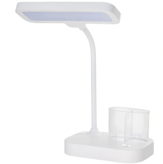 Работна лампа Cotton с вграден димер и батерия, бял, 3000-4000-6000k, led 6w, 5v, 2938 wh