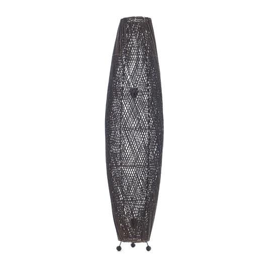 Лампион от ратан, кафяв, 2x40w, eli 55f br