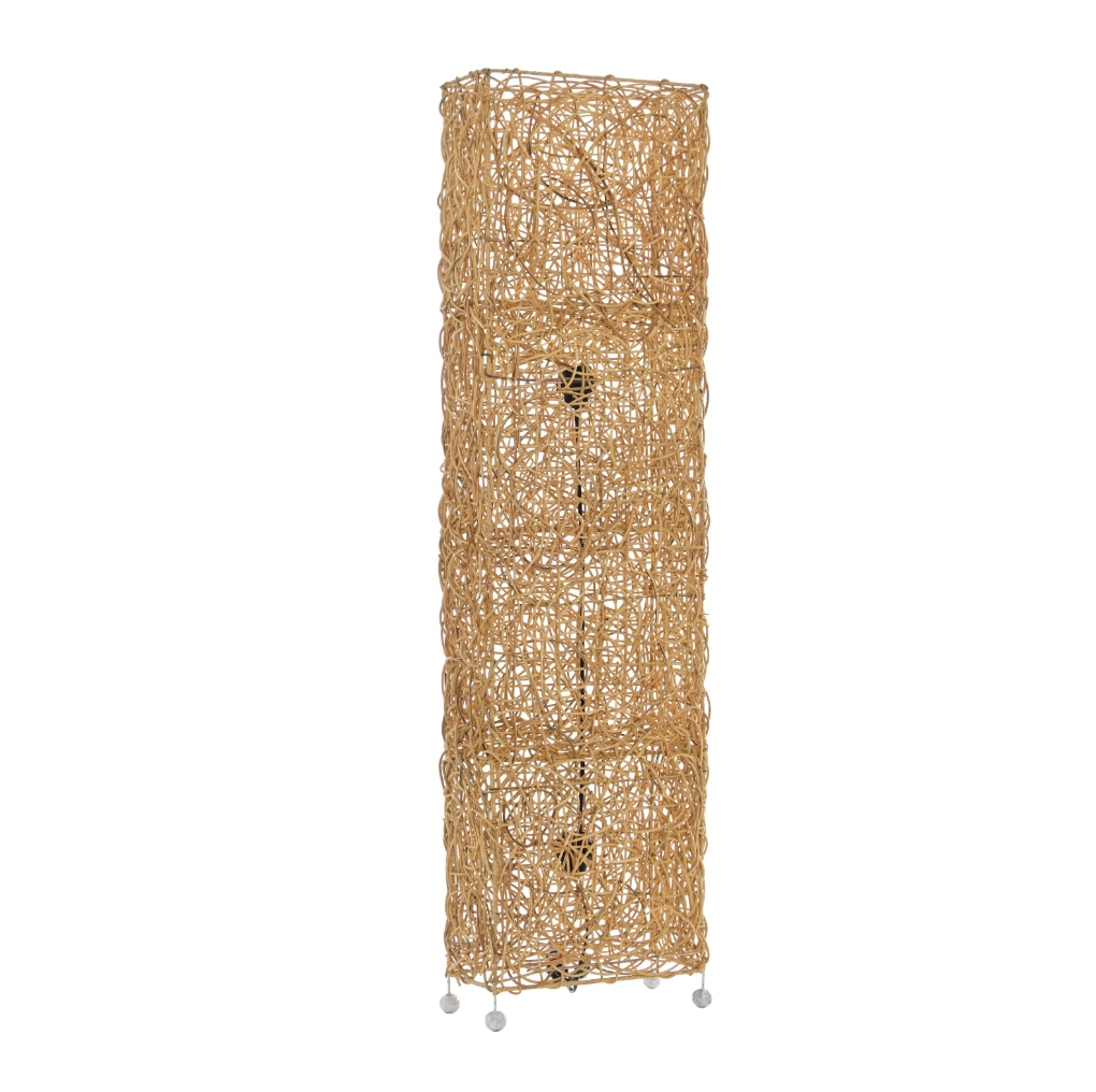 Лампион от ратан, крем, 1x40w, eli 57f nat