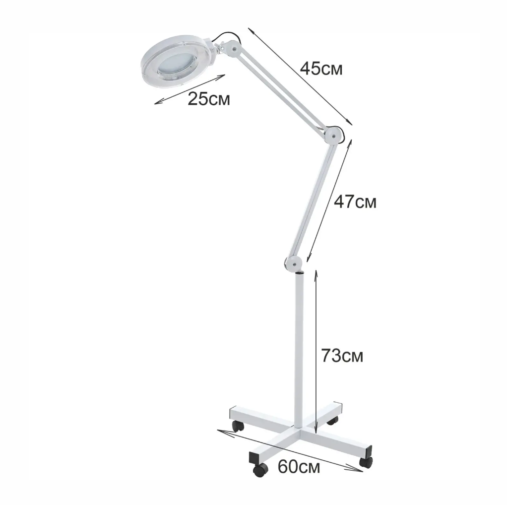 Работна лампа Oxen, бял, led 18w, 5500K, 4156 WH