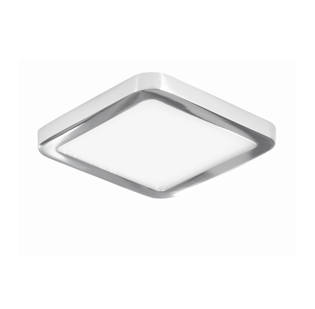 Led панел за вграждане, хром, квадрат, 6w, бяла светлина, 4000K, 220V, 1429/6w ch
