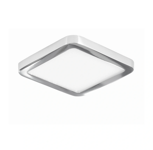 Led панел за вграждане, хром, квадрат, 6w, бяла светлина, 4000K, 220V, 1429/6w ch
