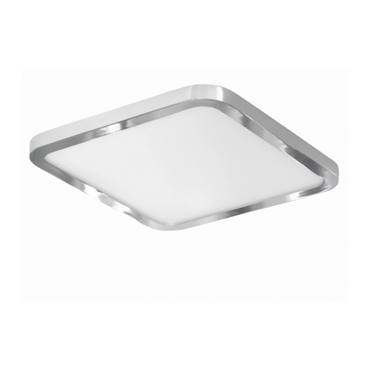 Led панел за вграждане, хром, квадрат, 12w, бяла светлина, 4000K, 220V, 1429/12w ch