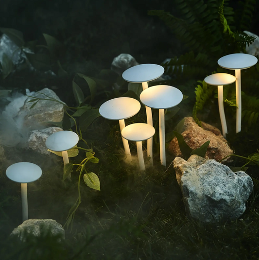 Градинска лампа Fungo, бял, led 12w, 4000k, 4177/12 WH