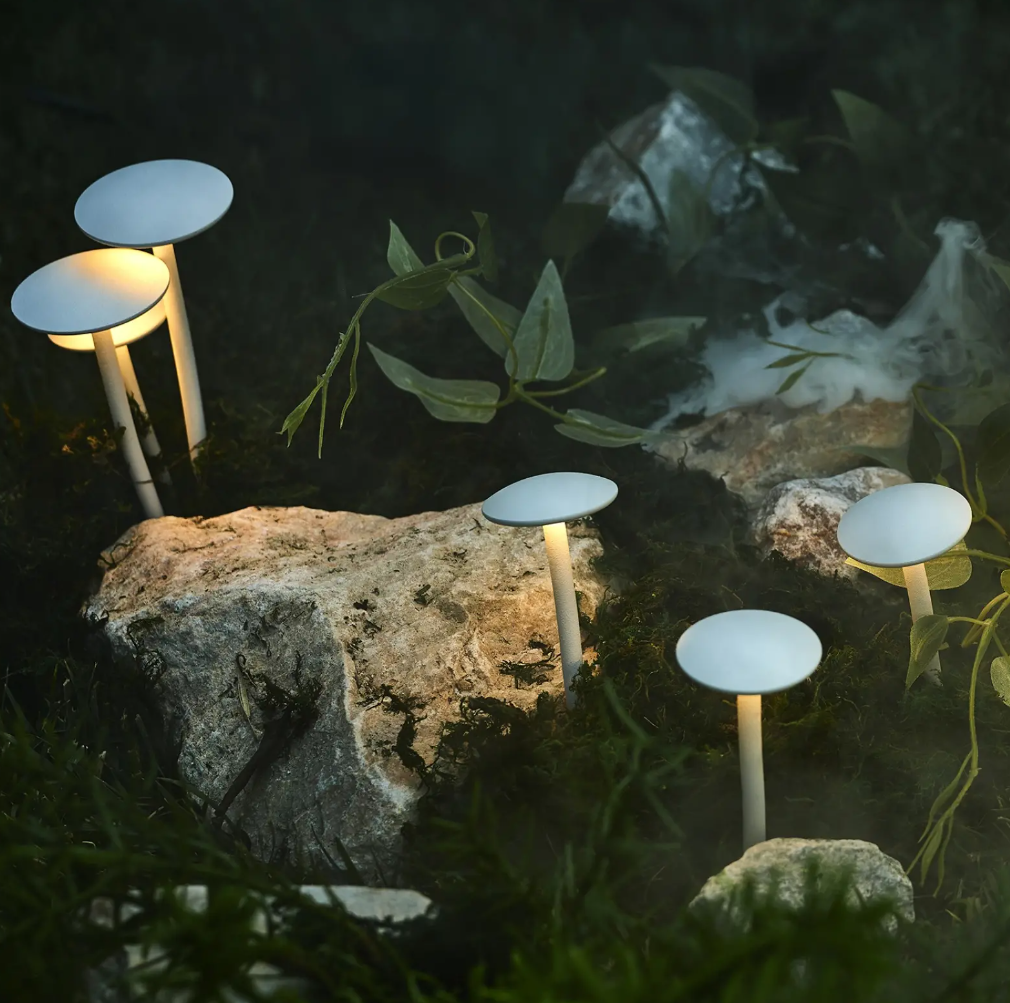Градинска лампа Fungo, бял, led 12w, 4000k, 4177/12 WH