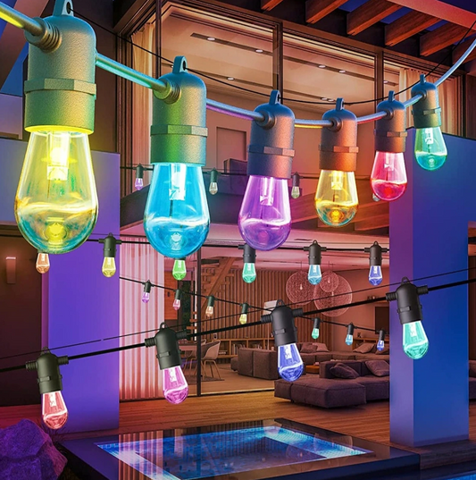 Светещ гирлянд Smarty, черен, 2700k-4000k-6400k + RGB, led 5w, 2653