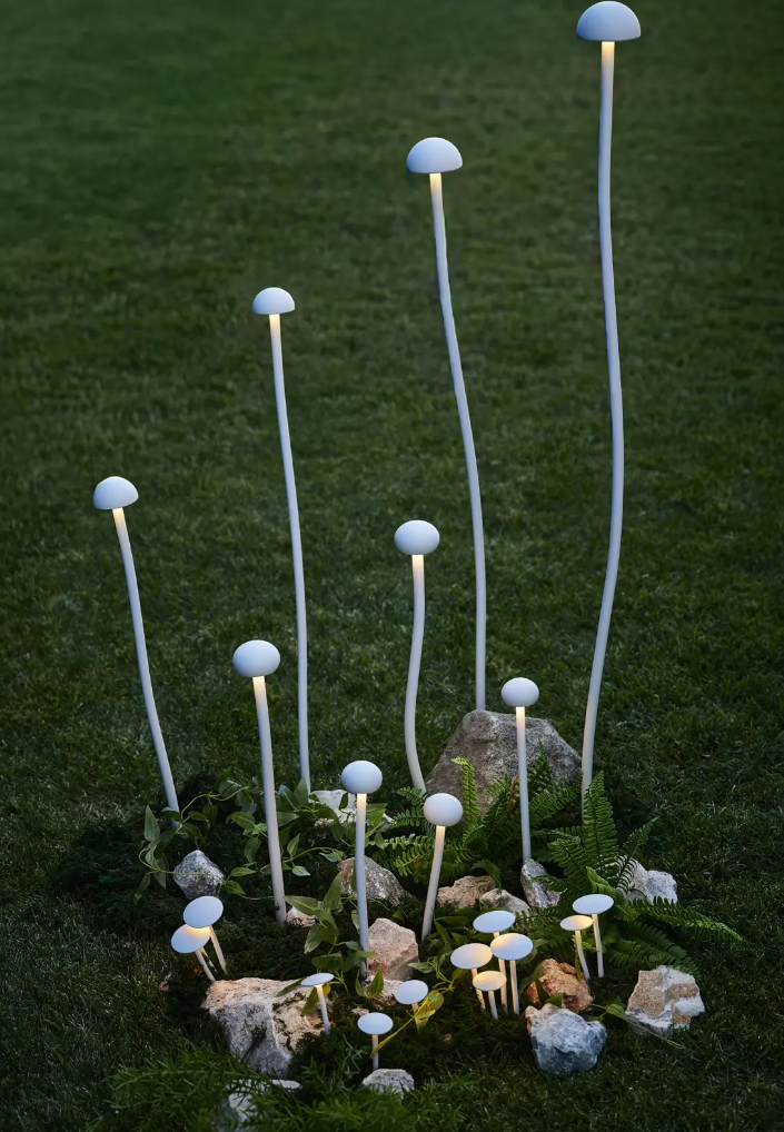 Градинска лампа Fungo, бял, led 19w, 4000k, 4176/5 WH