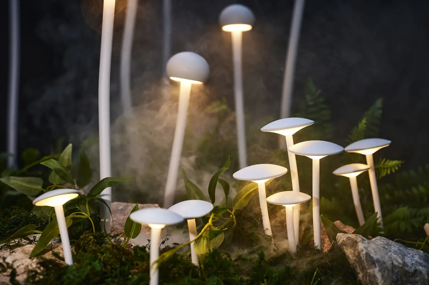 Градинска лампа Fungo, бял, led 19w, 4000k, 4176/5 WH