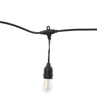 Светещ гирлянд с 10бр. Крушки, 5 метра, влагозащитени IP65, 220V, 10xe27, 2933