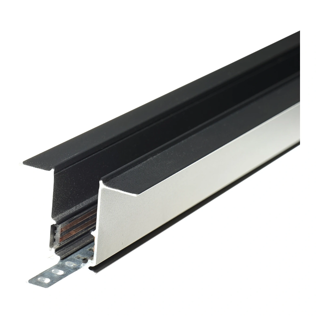 Трак релса Flex за вграден монтаж 3м, черен, 2623/3MG