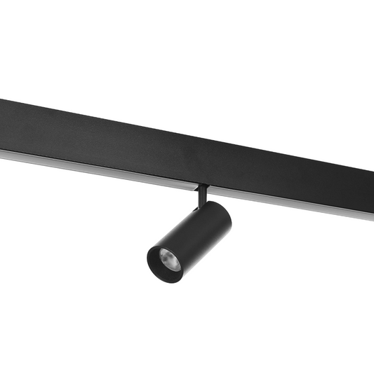 Smart Спот Flex за трак релса, черен, led 12w, 1200lm, 3000k-4000k-6000k, 2932t/12w