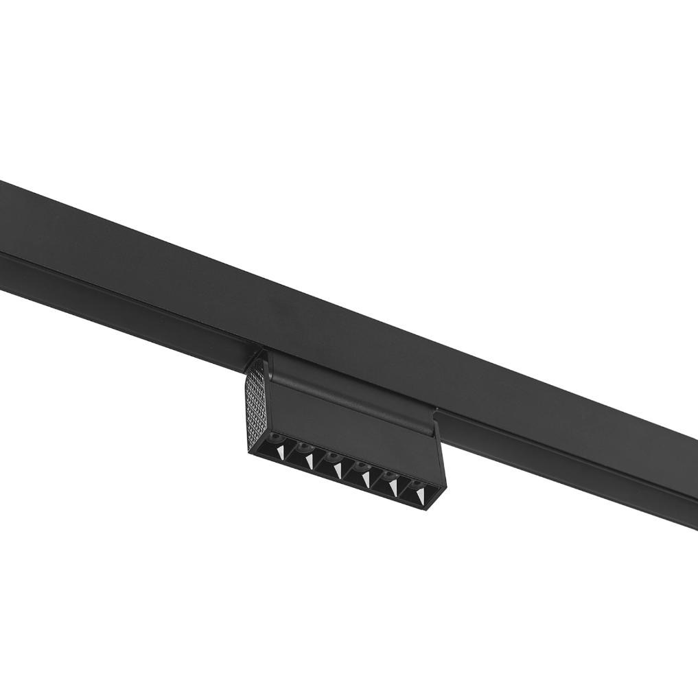 Спот Flex за трак релса, черен, led 3w, 4000k, 600lm, 2961/6w 4k