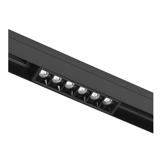 Спот Flex за трак релса, черен, led 6w, неутрална светлина 4000k, 2510/6W