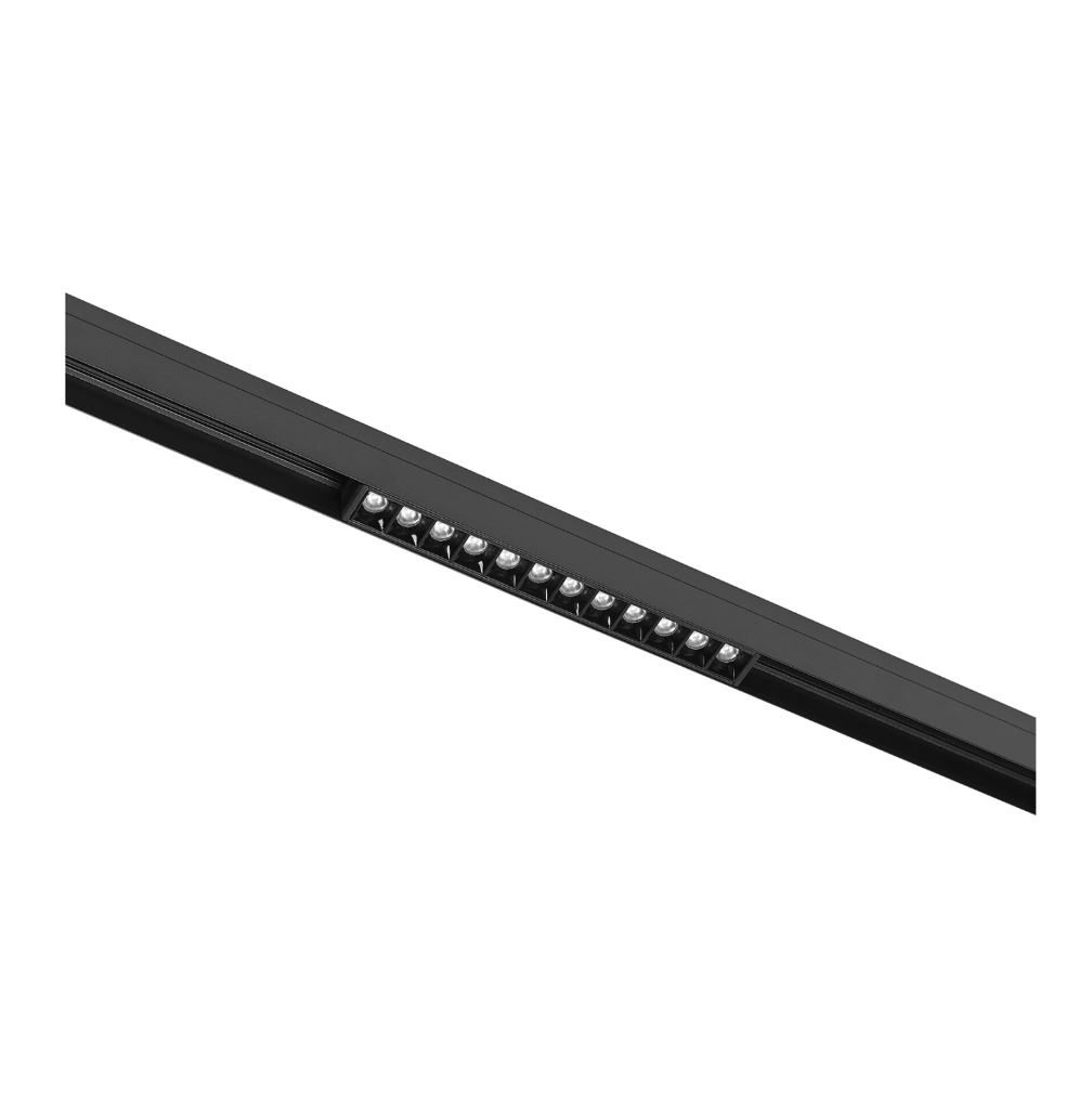 Спот Flex за трак релса, черен, led 12w, неутрална светлина 4000k, 2510/12W