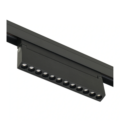 Спот Flex за трак релса, черен, led 12w, неутрална светлина 4000k, 2512/12W