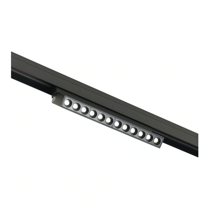 Спот Flex за трак релса, черен, led 12w, неутрална светлина 4000k, 2512/12W
