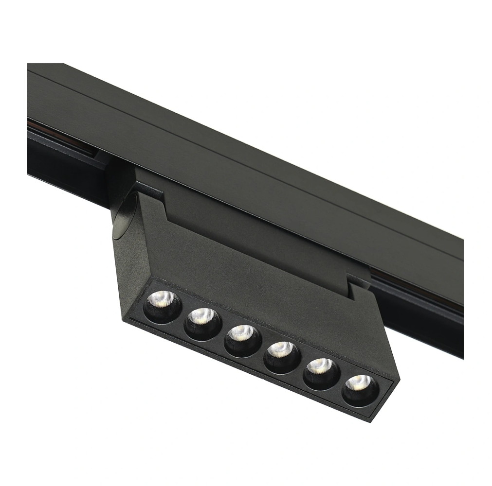 Спот Flex за трак релса, черен, led 6w, неутрална светлина 4000k, 2512/6W N