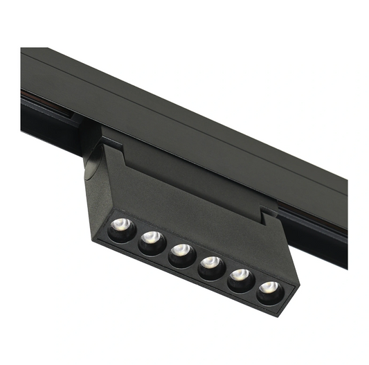 Спот Flex за трак релса, черен, led 6w, неутрална светлина 4000k, 2512/6W N