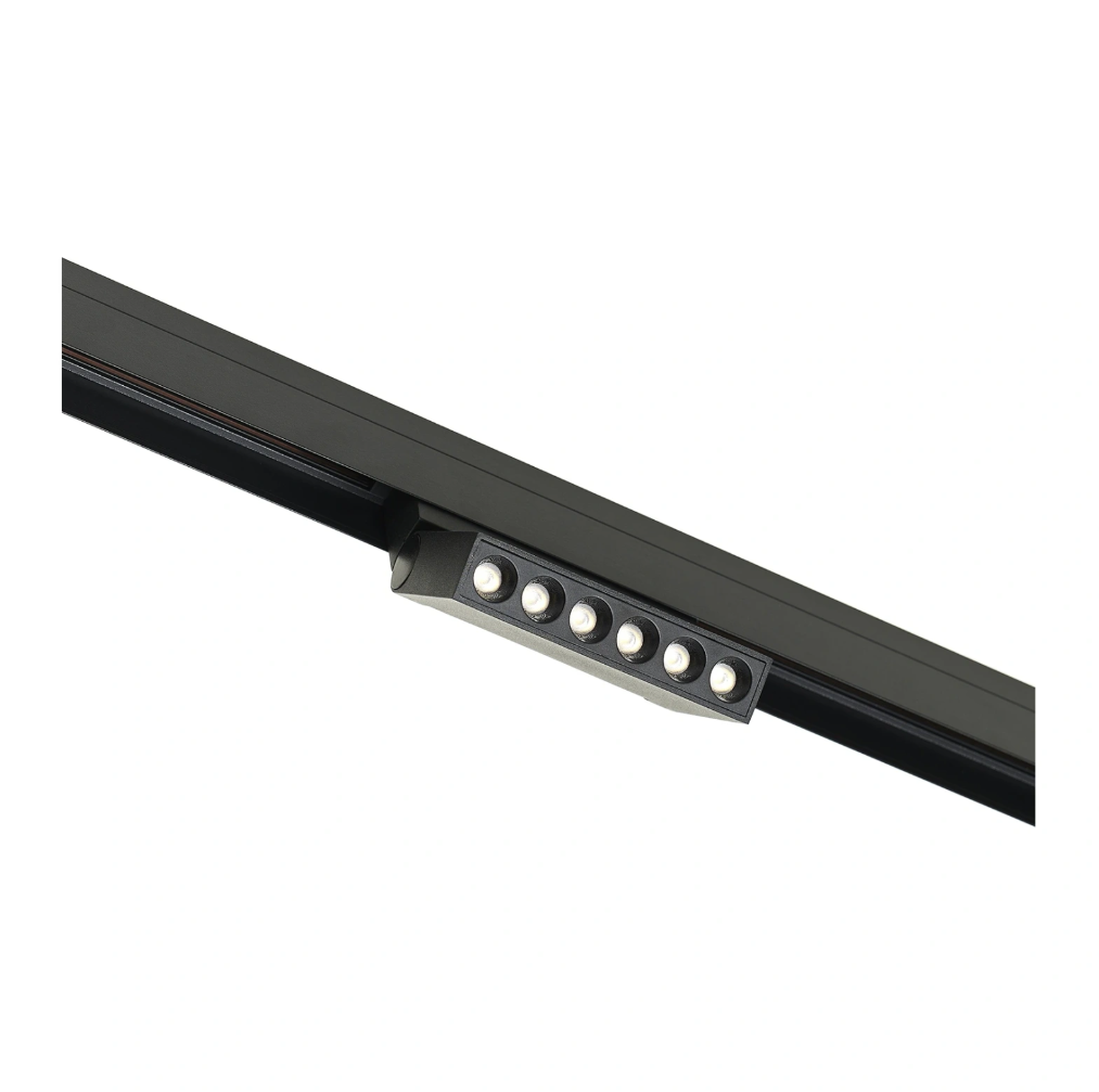 Спот Flex за трак релса, черен, led 6w, неутрална светлина 4000k, 2512/6W N