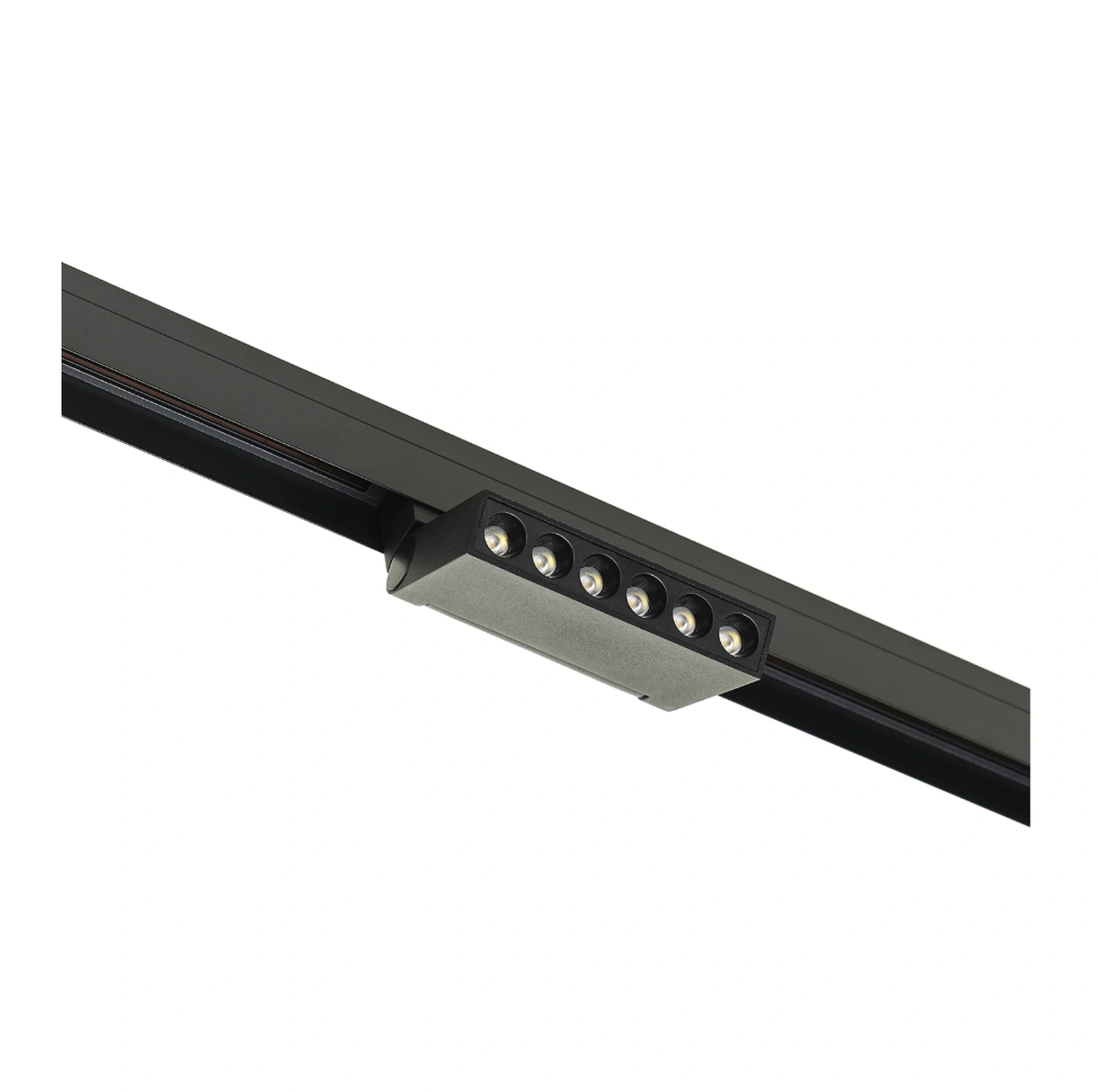 Спот Flex за трак релса, черен, led 6w, неутрална светлина 4000k, 2512/6W N