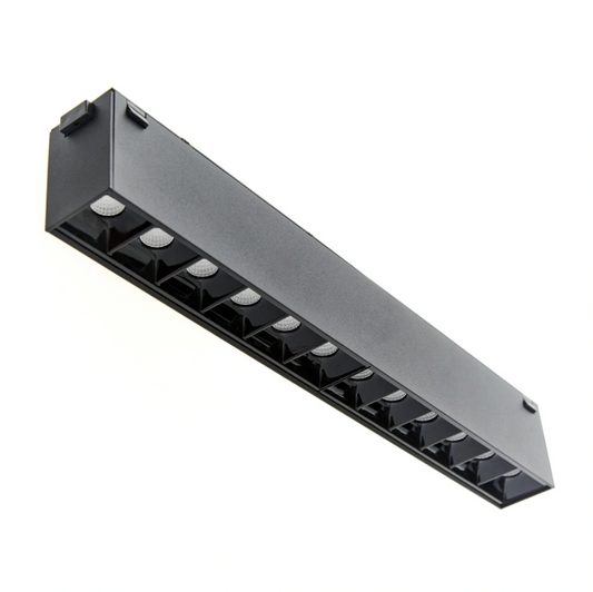 Led модул за магнитна релса Alexa, черен, led 12w, 4000k, 2042b-12w bk