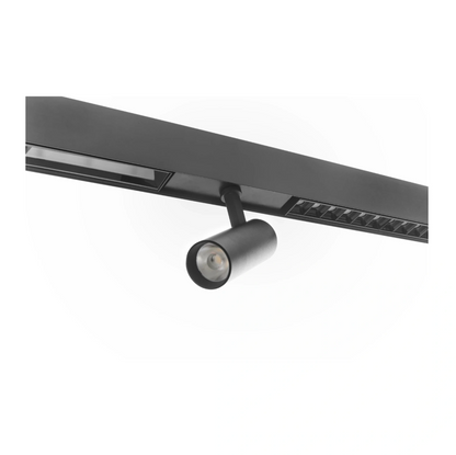 Led спот за магнитна релса Alexa, черен, led 10w, 4000k, 2041-10w bk