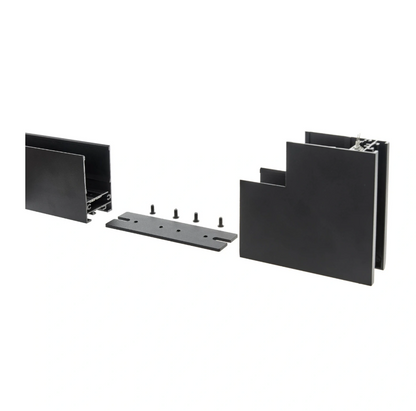 Магнитна релса Alexa за външен монтаж, черна, 1m, 2040 1m bk